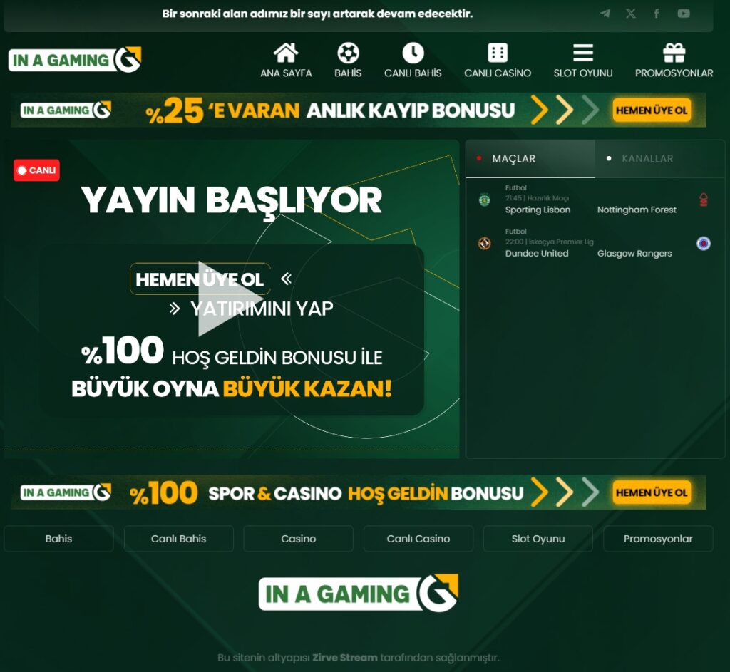 inagaming inceleme TV bölümü